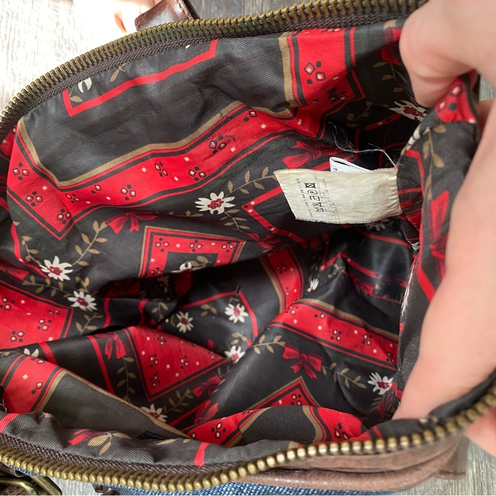 Vintage Dolce & Gabbana denim and leather tote bag - Picture 13 of 14
